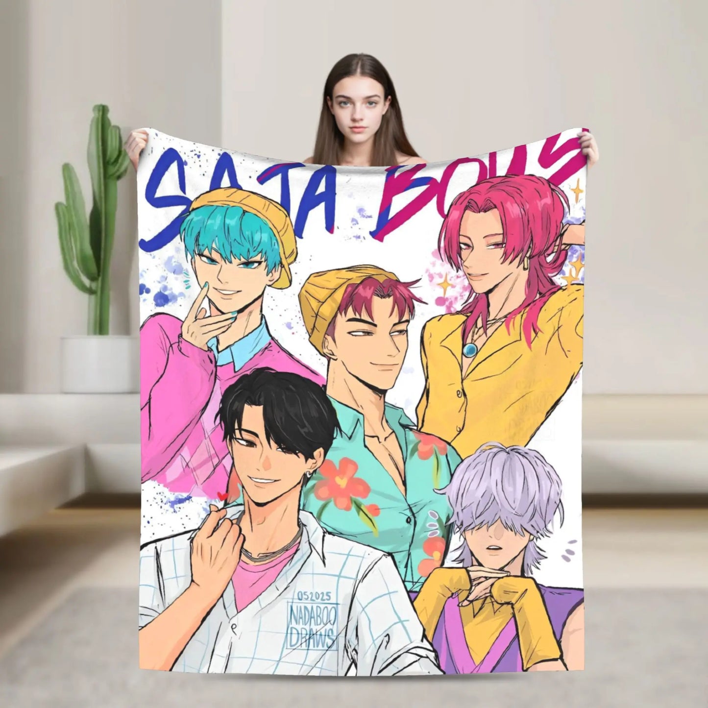 K-pop Demon Hunter Flannel Blanket