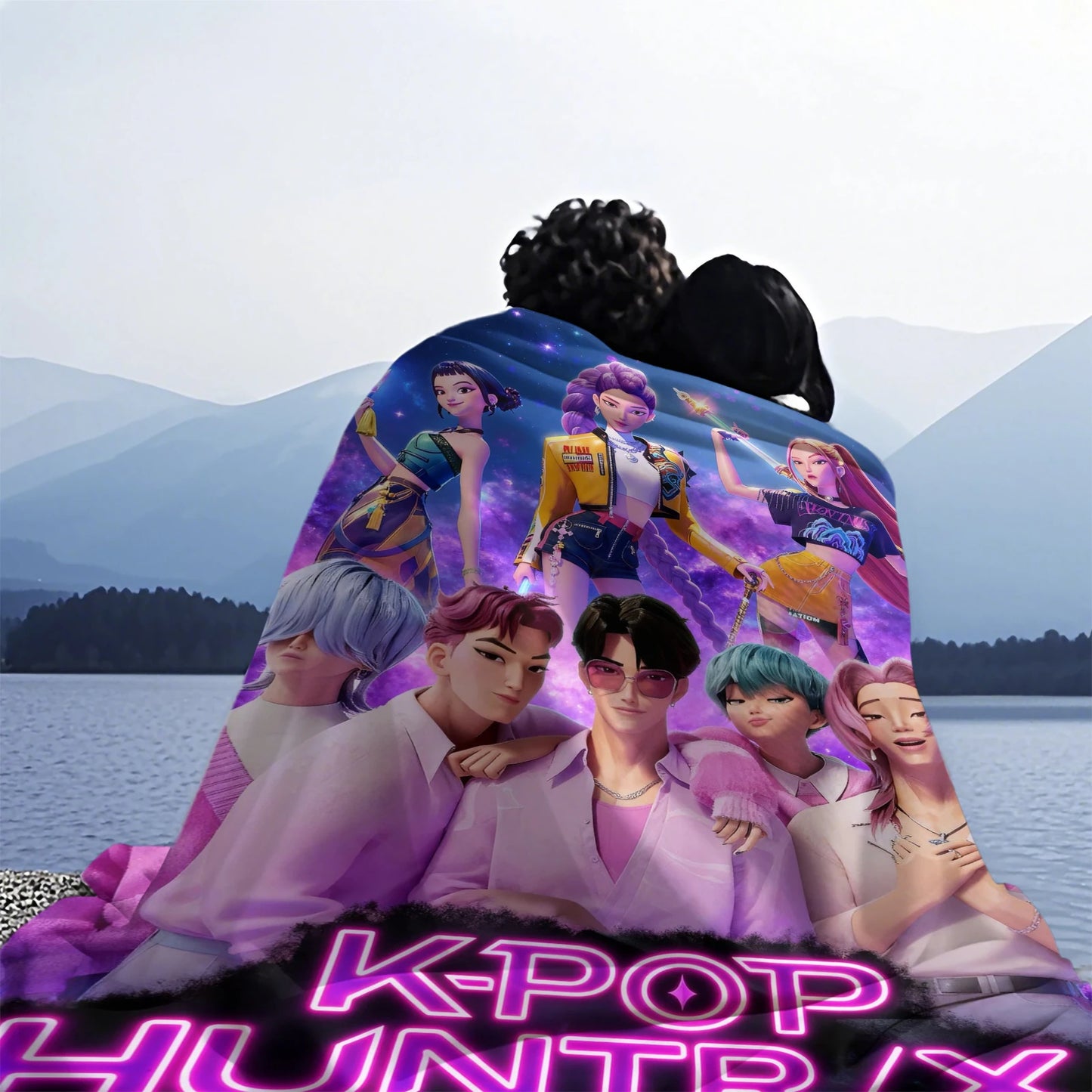 K-Pop Demon Hunter Flannel Blanket