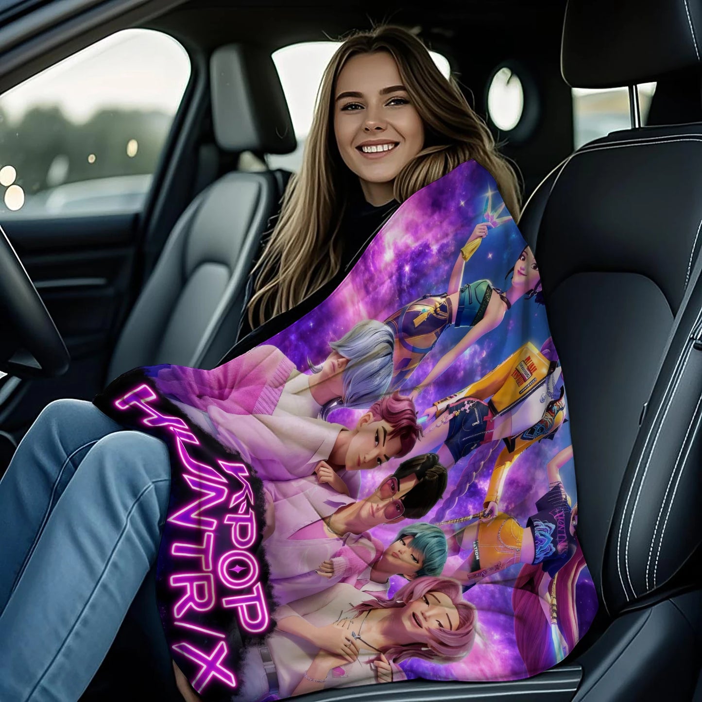 K-Pop Demon Hunter Flannel Blanket