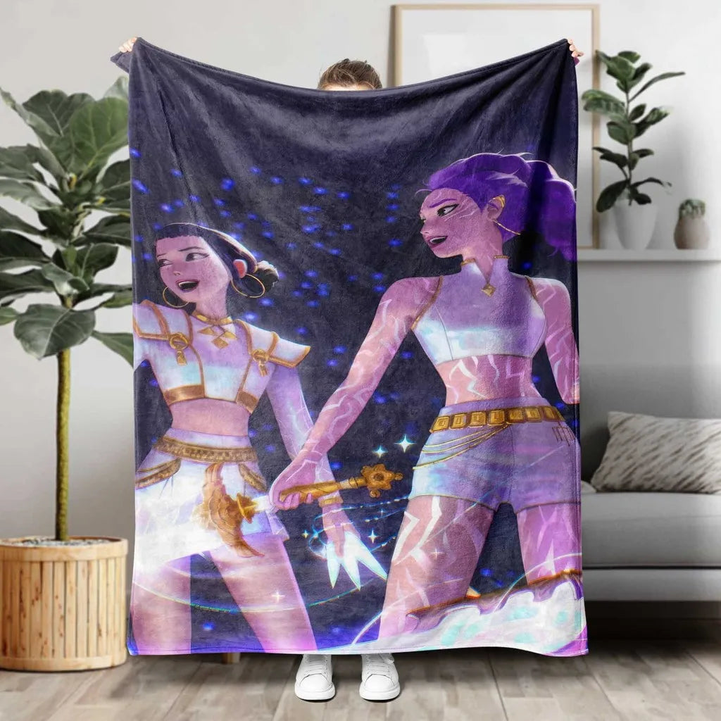 K-Pop Demon Hunters Flannel Blanket